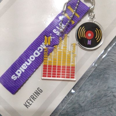 全新BTS X McDonald's  日本聯名鑰匙圈