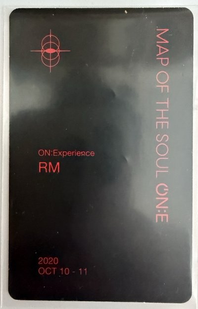 BTS MOTS 演唱會 DVD 小卡 隨機卡背 金南俊 RM