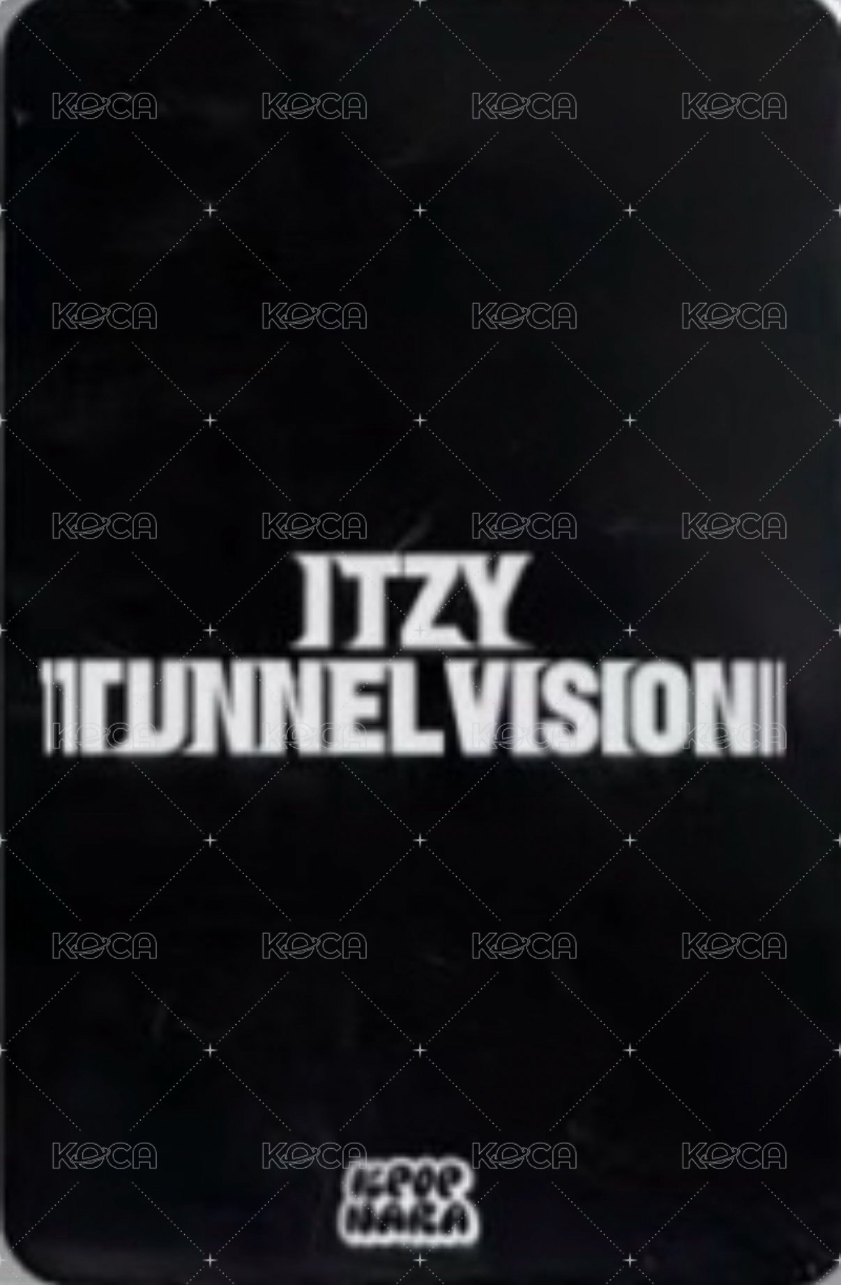 TNVS Kpop Nara 入場卡 / 場限卡  背面