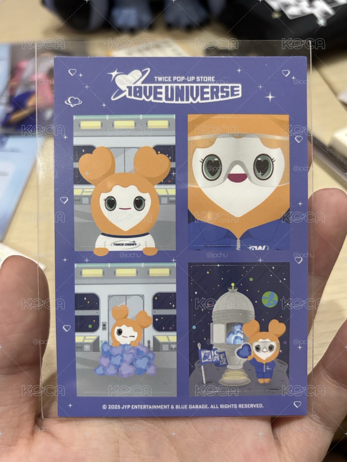 十週年四格貼紙 效