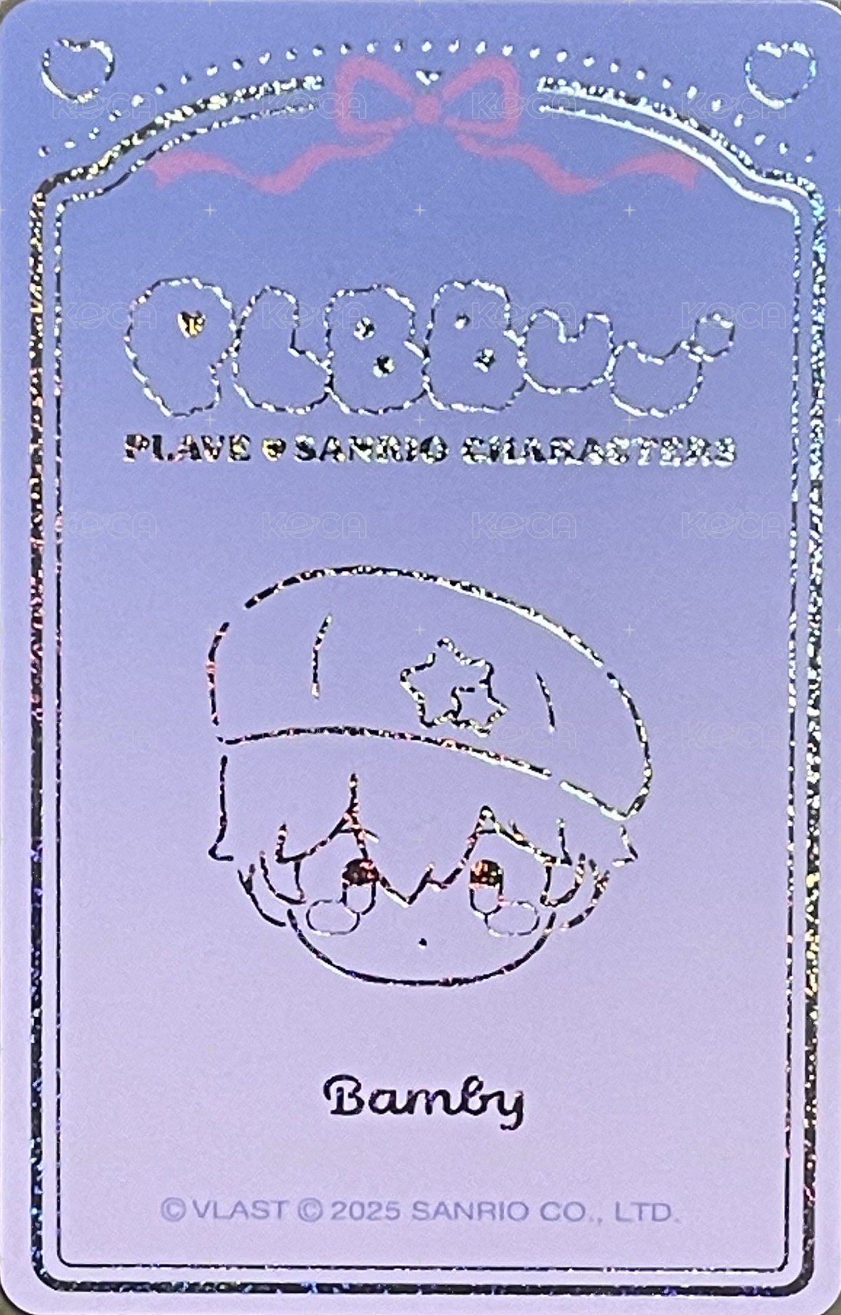 BBUU! 專輯卡  背面