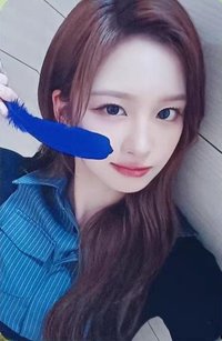 正規一 ms 線上 1.0 簽售卡 Blue feather ver. 藍羽毛