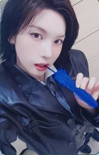 正規一 ms 線上 1.0 簽售卡 Blue feather ver. 藍羽毛