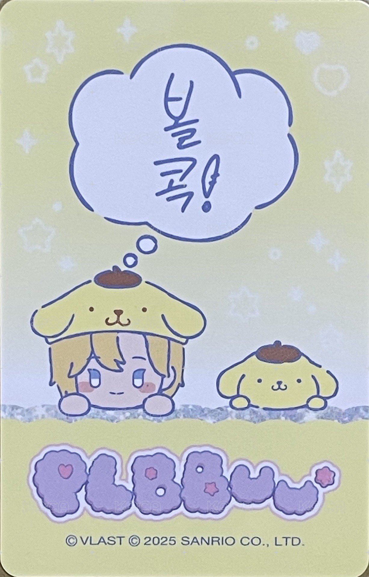 BBUU! 專輯卡 鐳射卡 背面