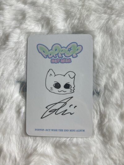 riku poppop 泡泡摩奇 C 簽售卡 