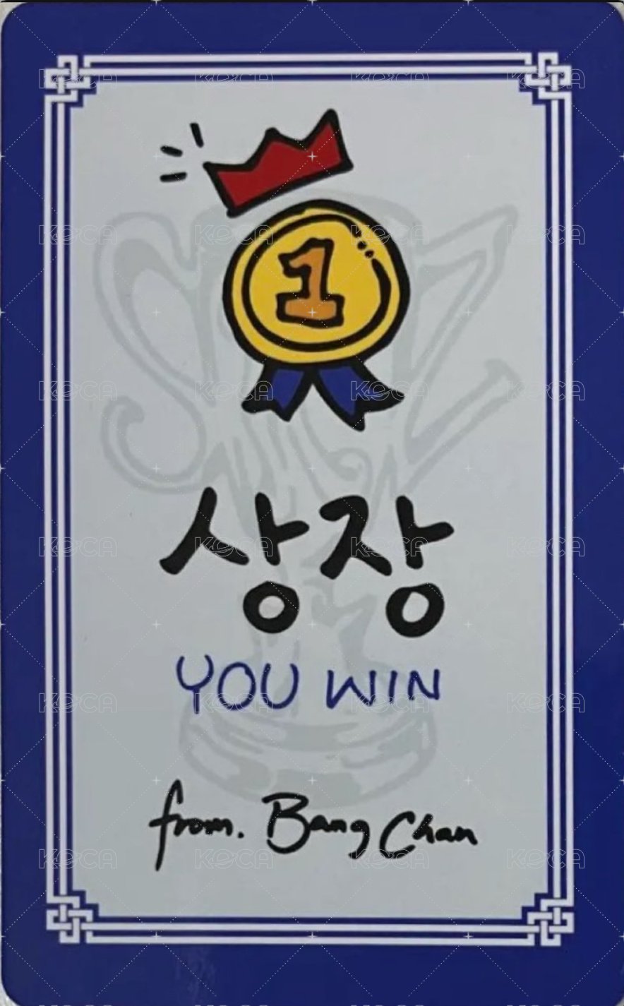 KARMA fans 2.0 幸運卡  背面