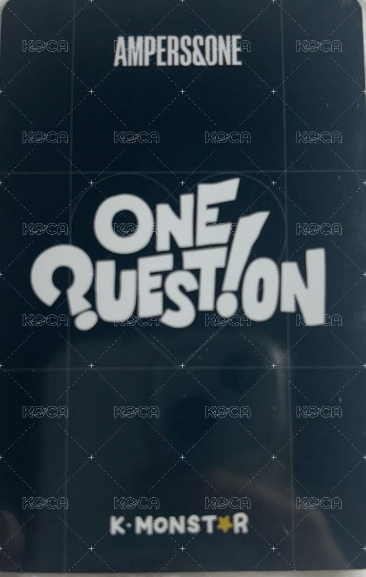 2024 One Question km 簽售卡  背面