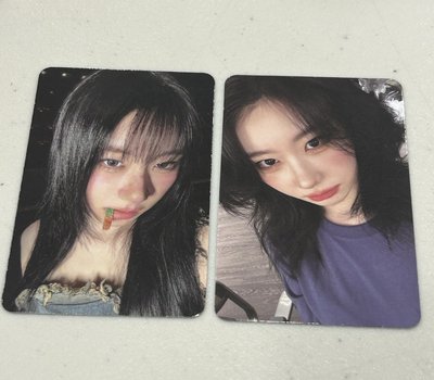 Itzy tunnel vision 單封小卡