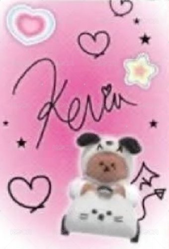 earpearp聯名 3.0 代言卡  背面