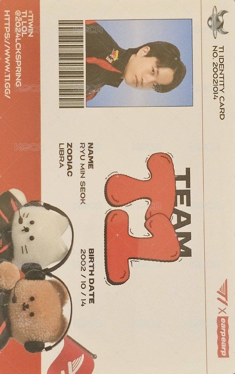 earpearp聯名 1.0 代言卡  背面