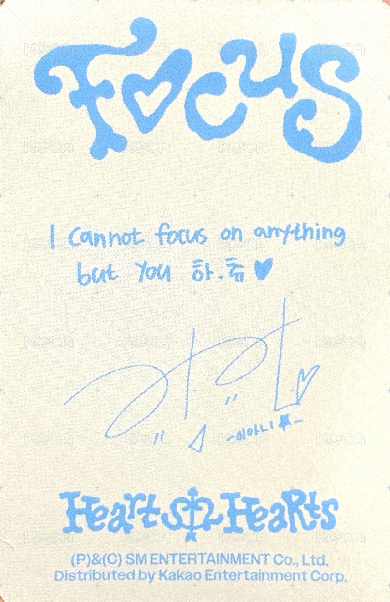 迷一 專輯卡 RB ver. 背面