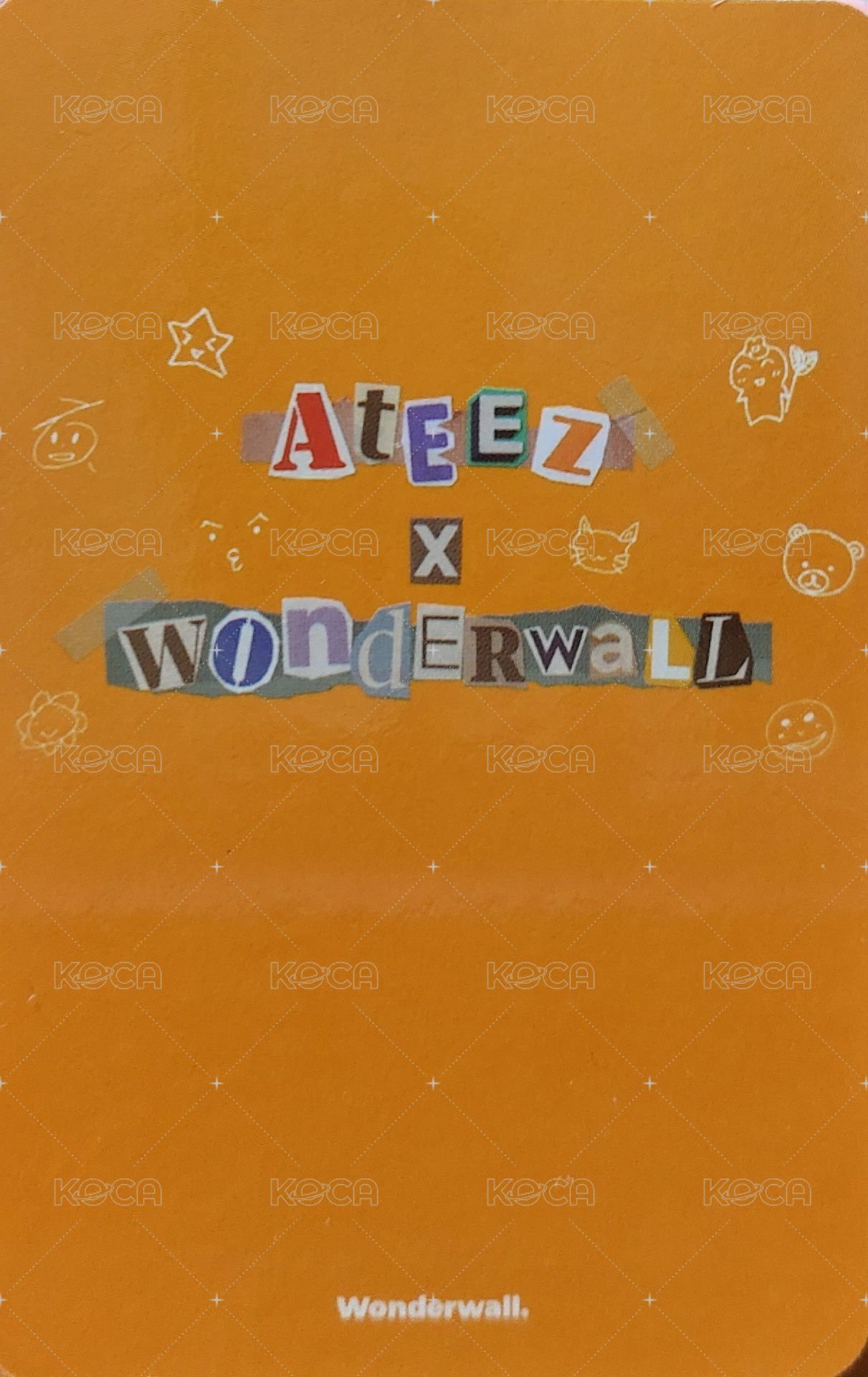 Wonderwall 1.1 周邊卡  背面