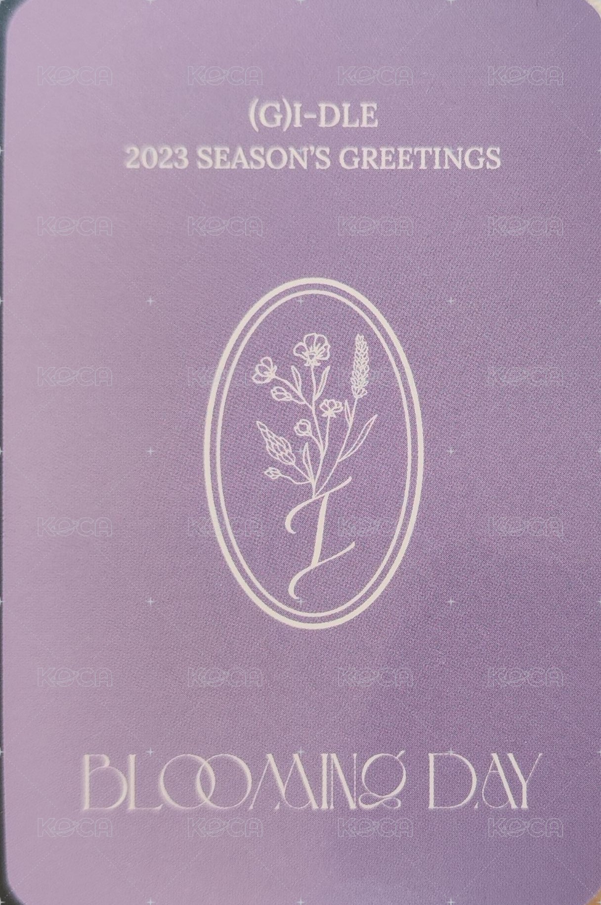 23‘年曆 am 特典卡 小鹿麵 鹿角麵 背面