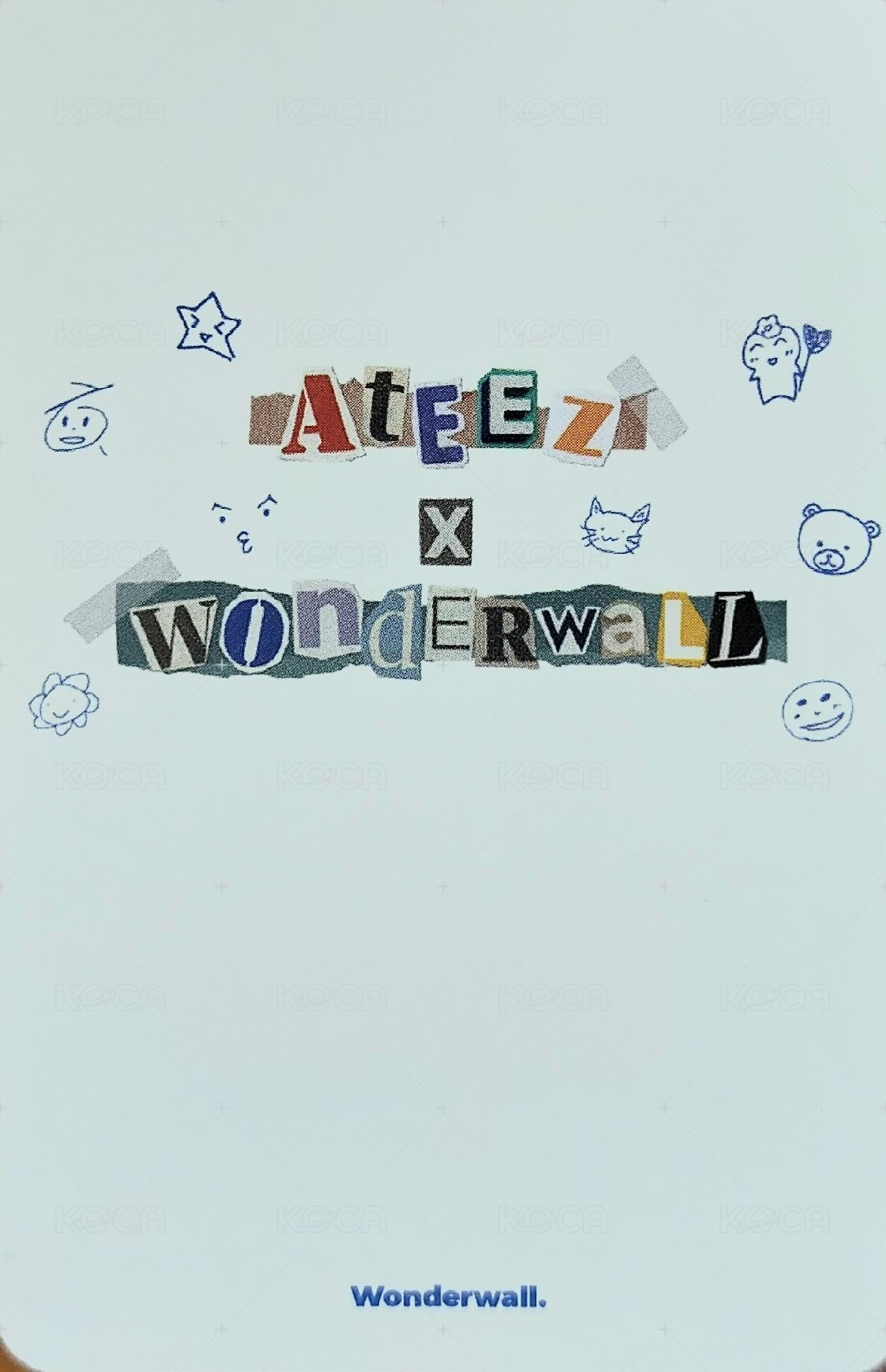 Wonderwall 1.3 周邊卡  背面