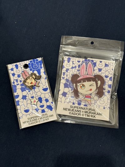 linefriends 村上隆 快閃 聯名 別針&手機支架