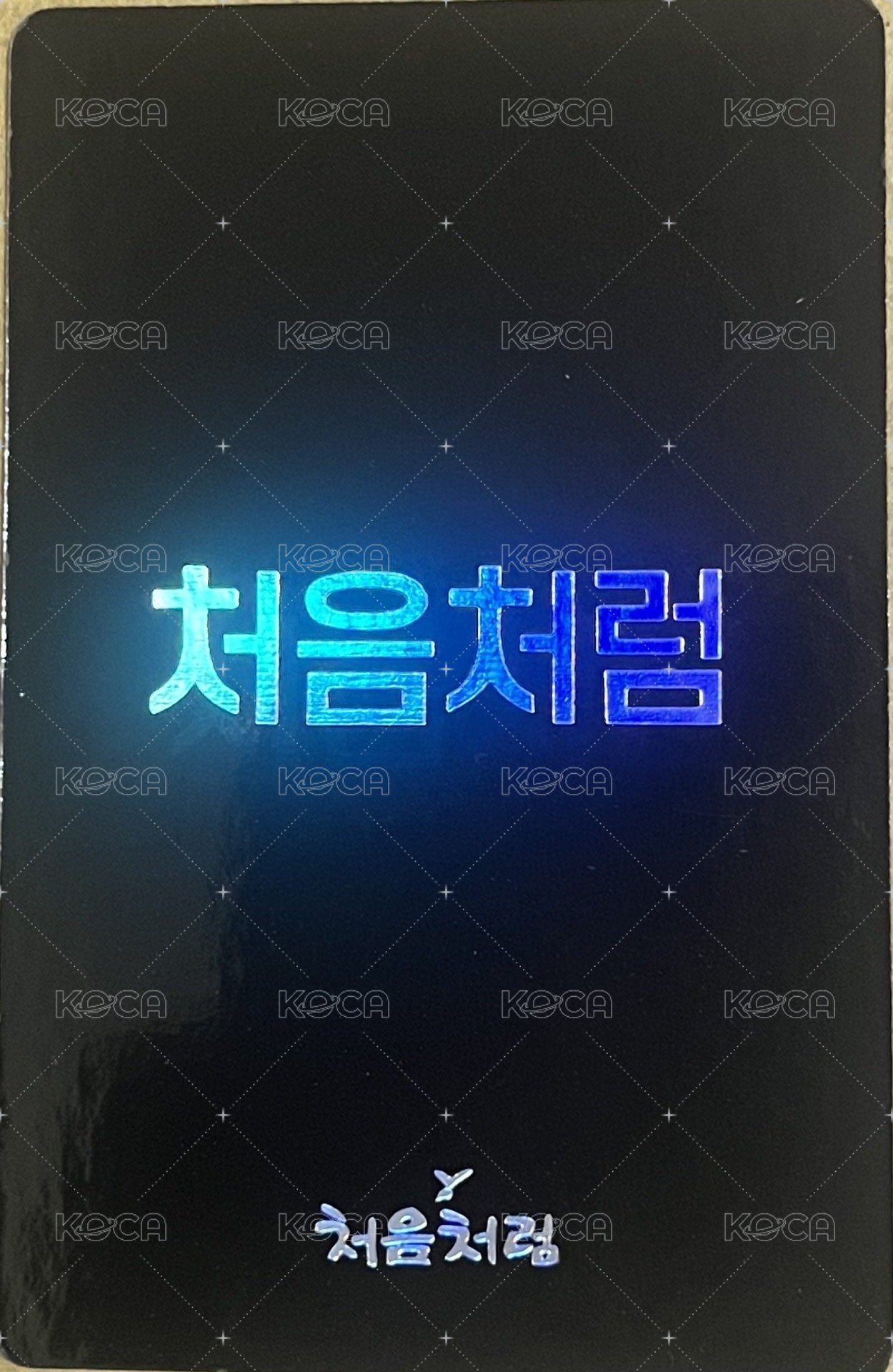 燒酒妮 代言卡  背面