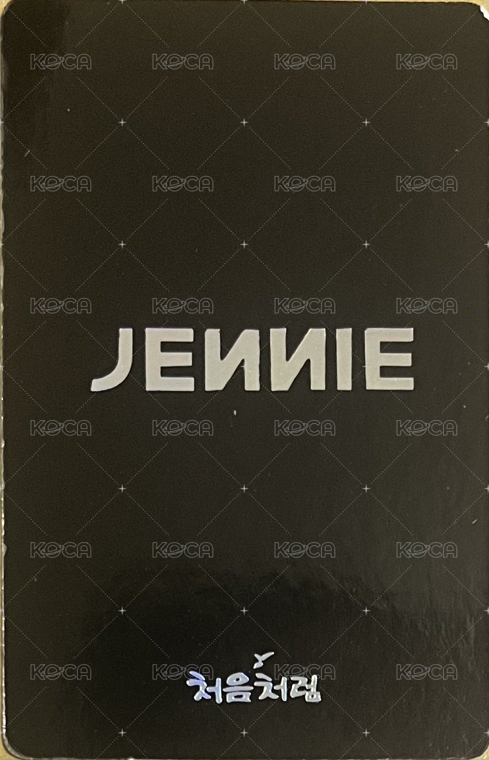 燒酒妮 代言卡  背面