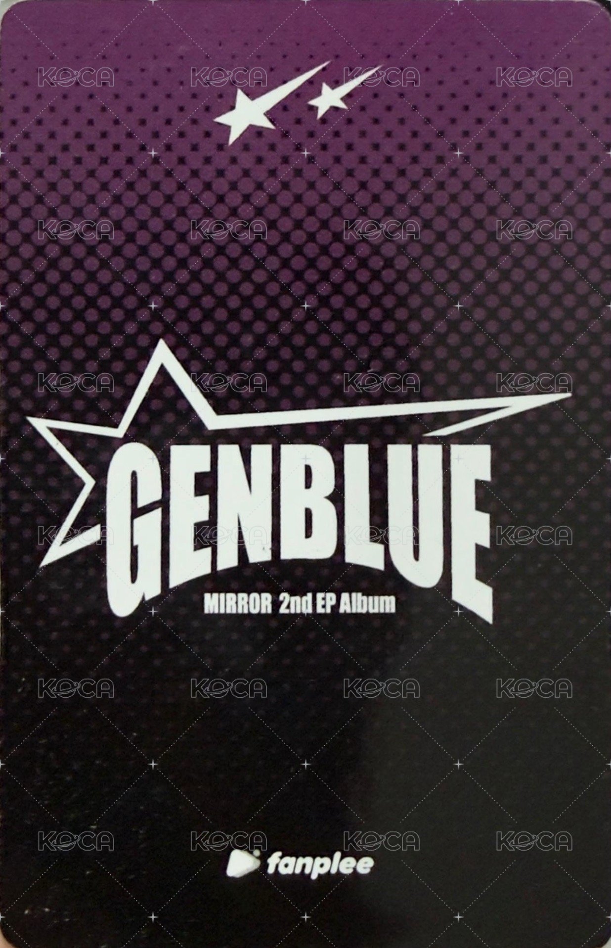 MIRROR fp 簽售卡 커피 ver. 背面