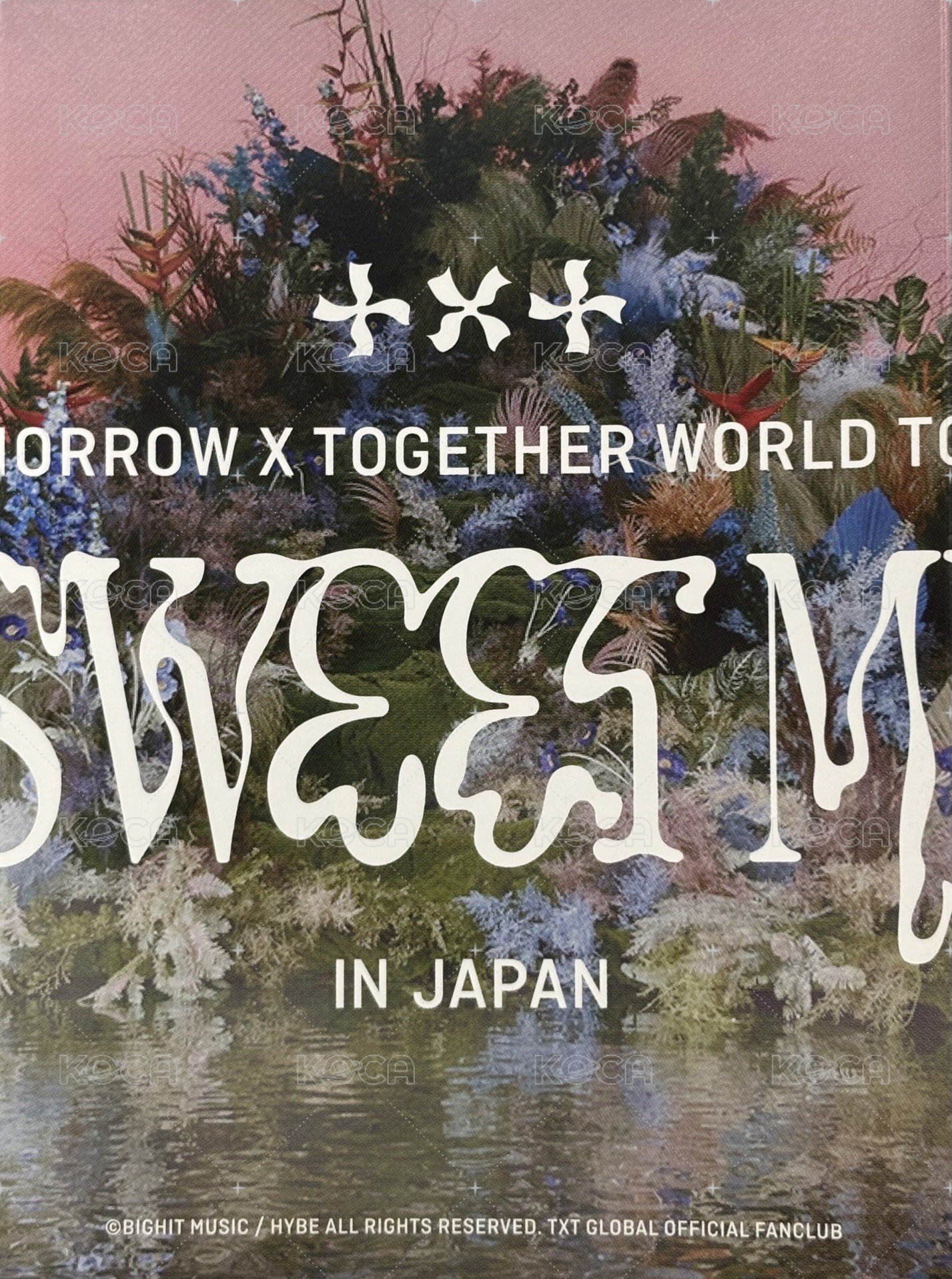 23‘巡迴 入場卡 / 場限卡 日巡折頁 背面