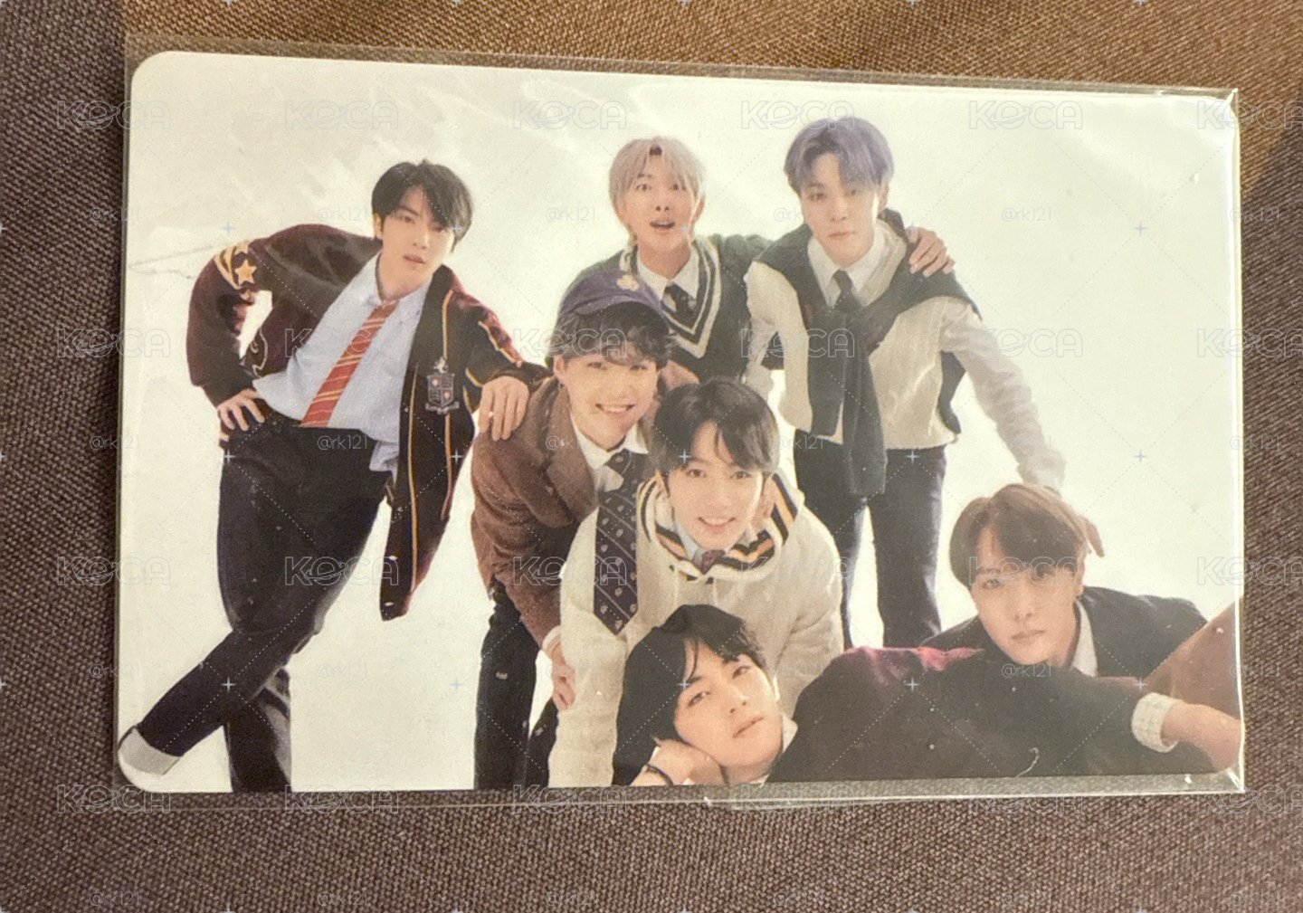 BTS MAP OF THE SOUL7專輯團卡