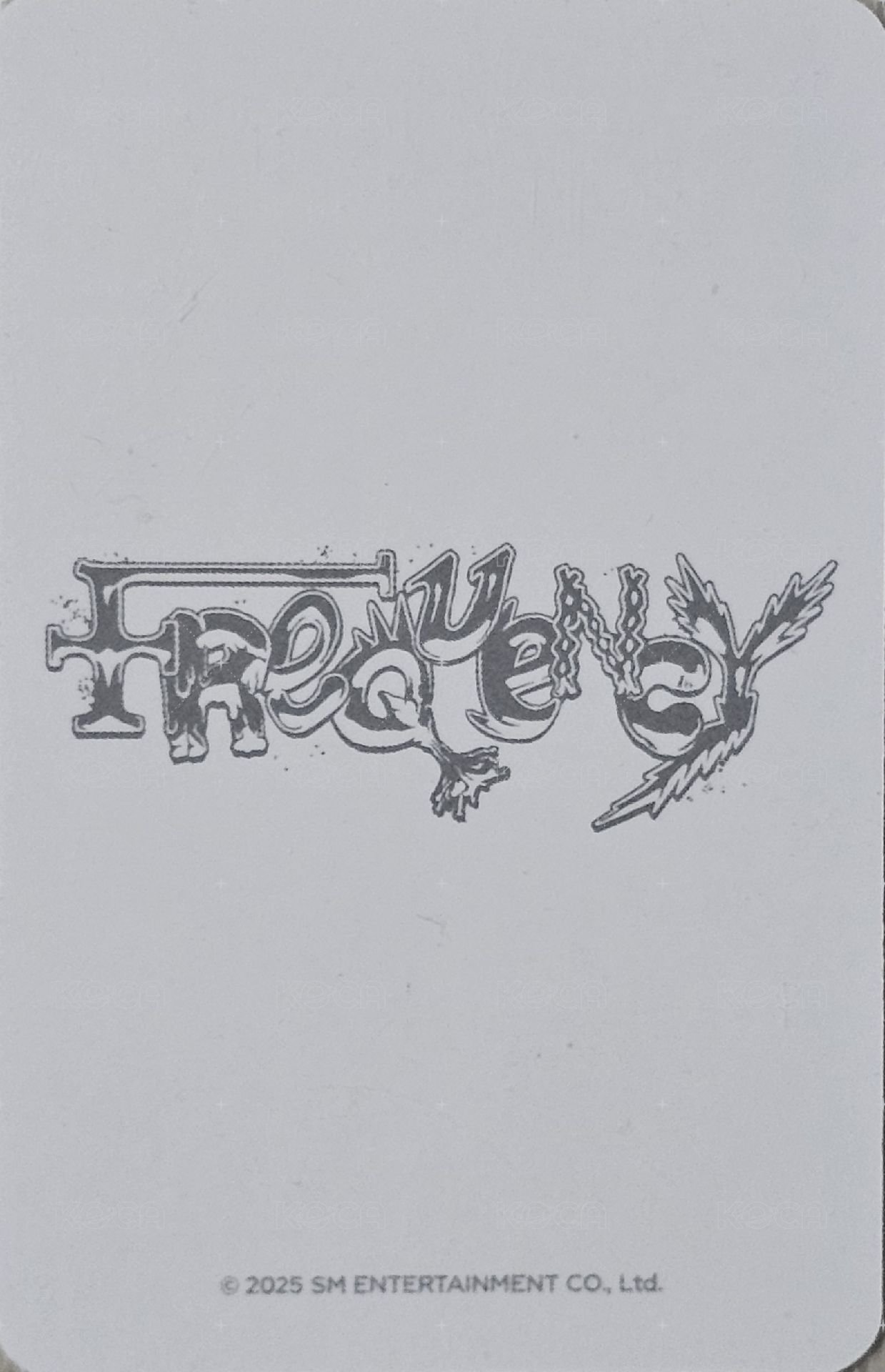 FREQUENCY 隨機卡  背面