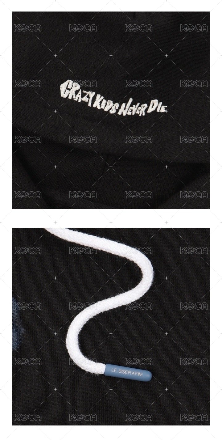 熊熊帽T Hoodie (Black)