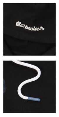 熊熊帽T Hoodie (Black)
