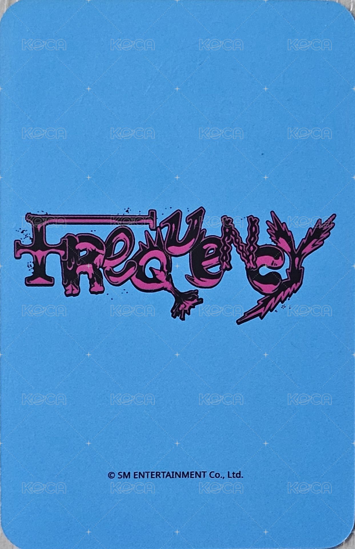 ON THE WAY CONCERT  sw 首爾場 特典卡 Day2 背面