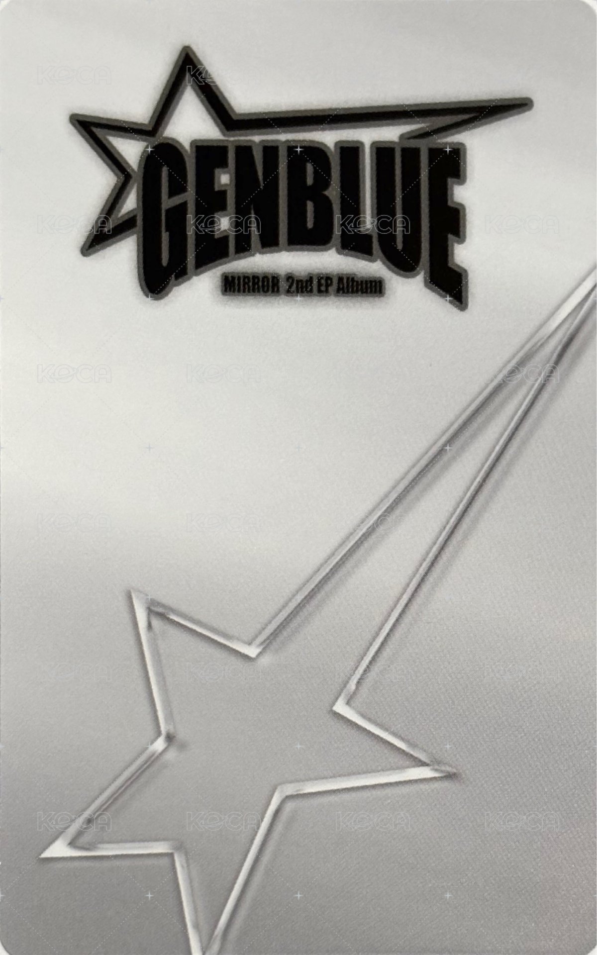 MIRROR 專輯卡 PB ver. 背面