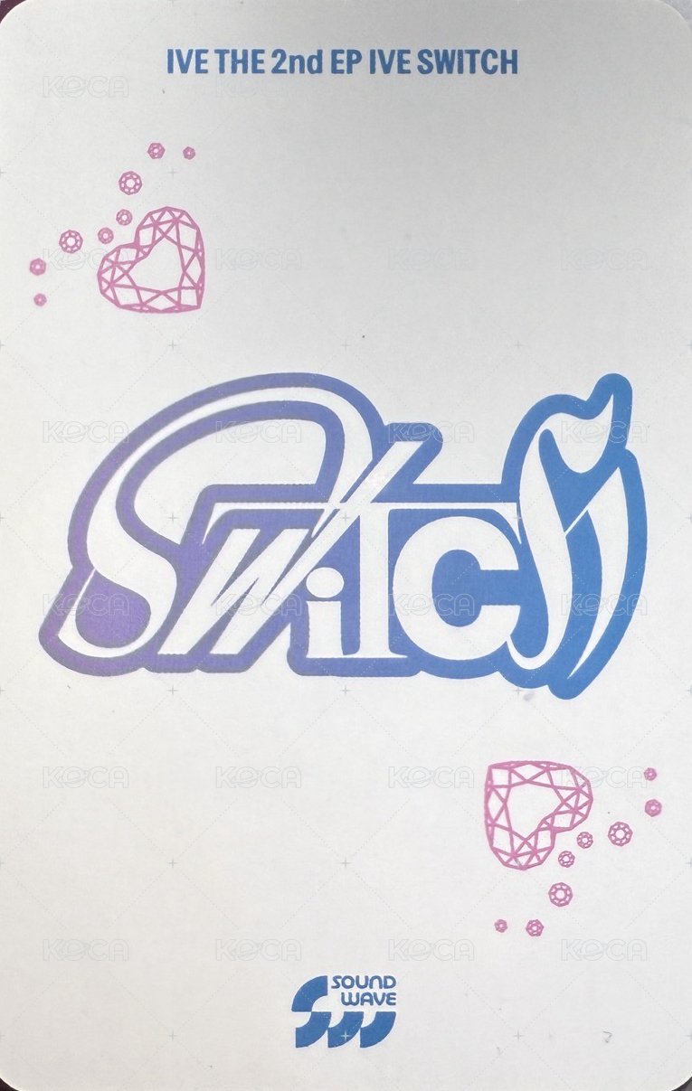 IVE SWITCH sw 幸運卡 9.0 背面