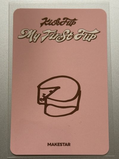 KickFlip Keiju 岡本佳樹 親簽蛋糕中簽卡