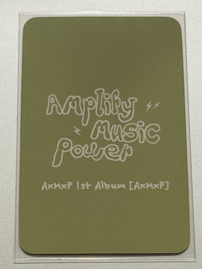 AxMxP 夏唯俊 第一週打歌卡