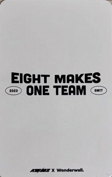 Wonderwall 2.3 周邊卡  背面