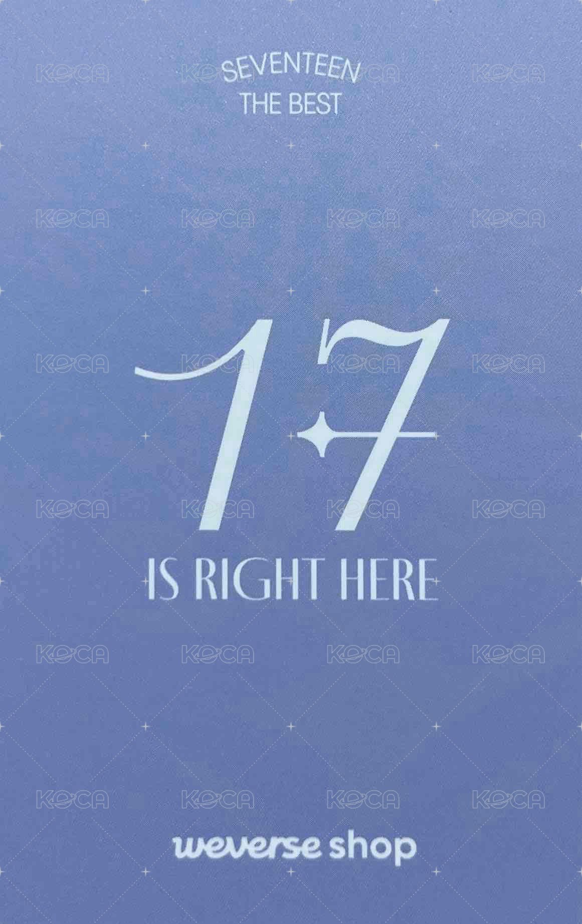 精選專 wvs gv 特典卡  背面