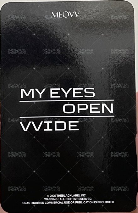 迷一 周邊卡 項鍊卡 背面