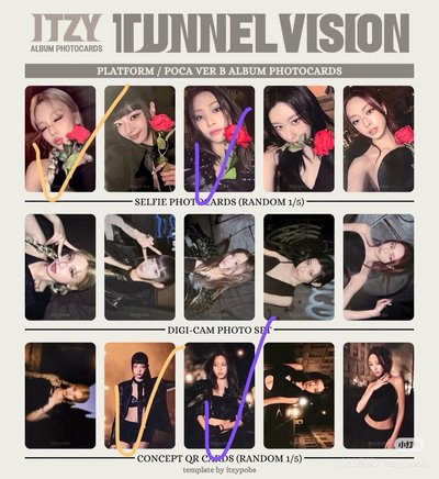 ITZY藍版已拆/未拆電子專