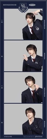 只今愛 photoism 人生四格卡 校服拍貼