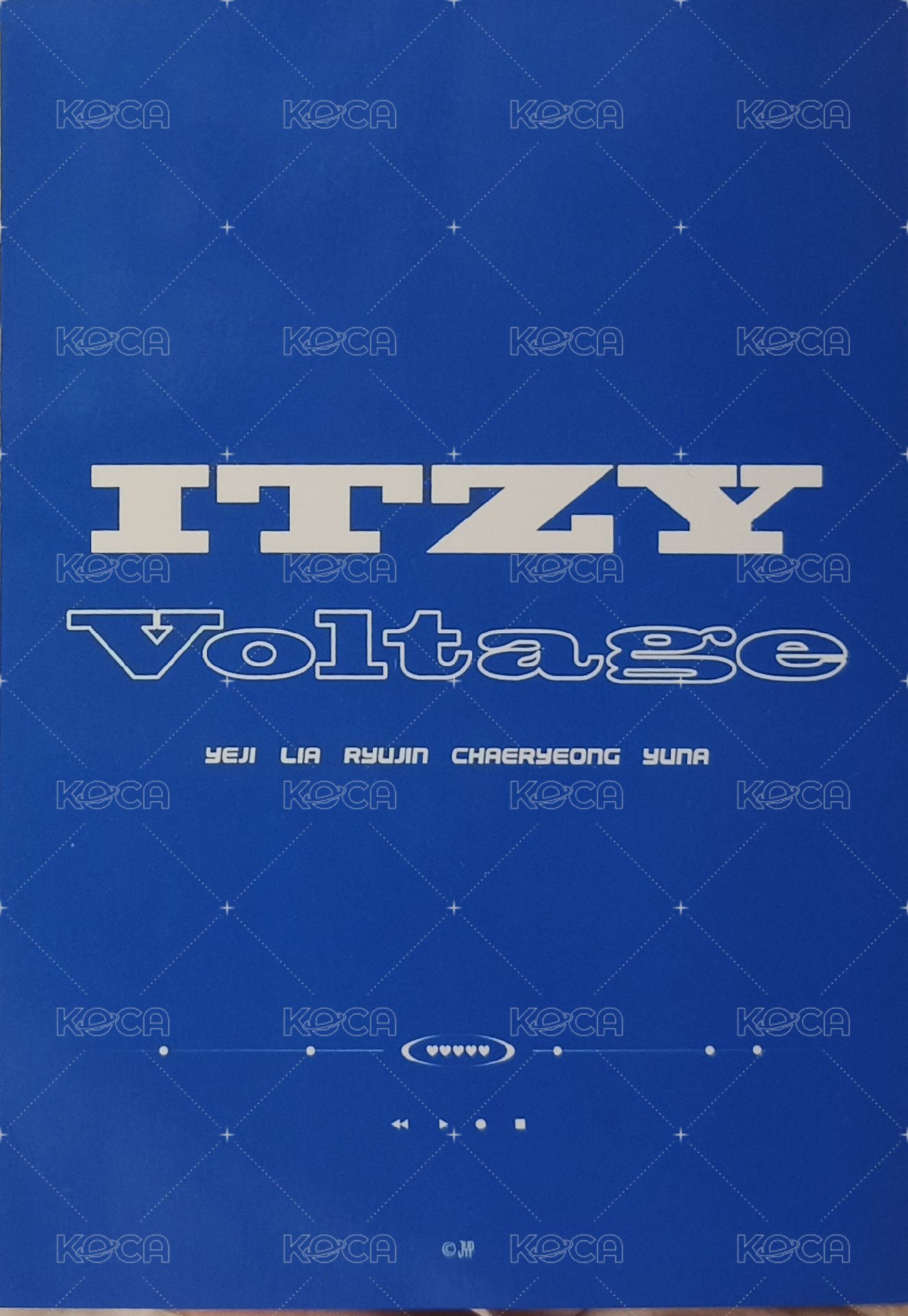 Voltage JYP JAPAN 生寫真  背面