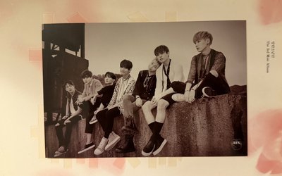BTS防彈少年團 花樣年華PT.1 台壓版團體明信片