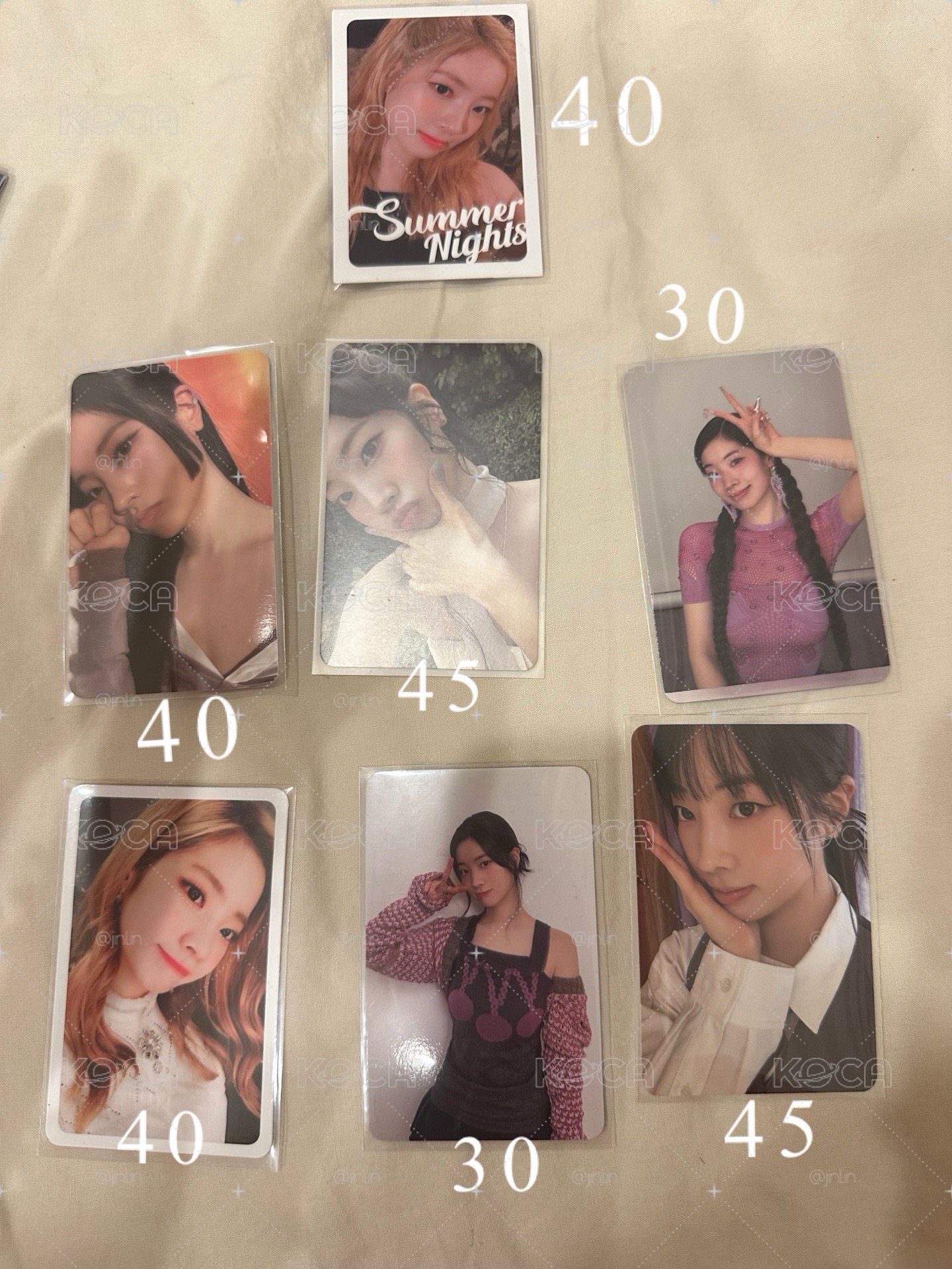 TWICE小卡