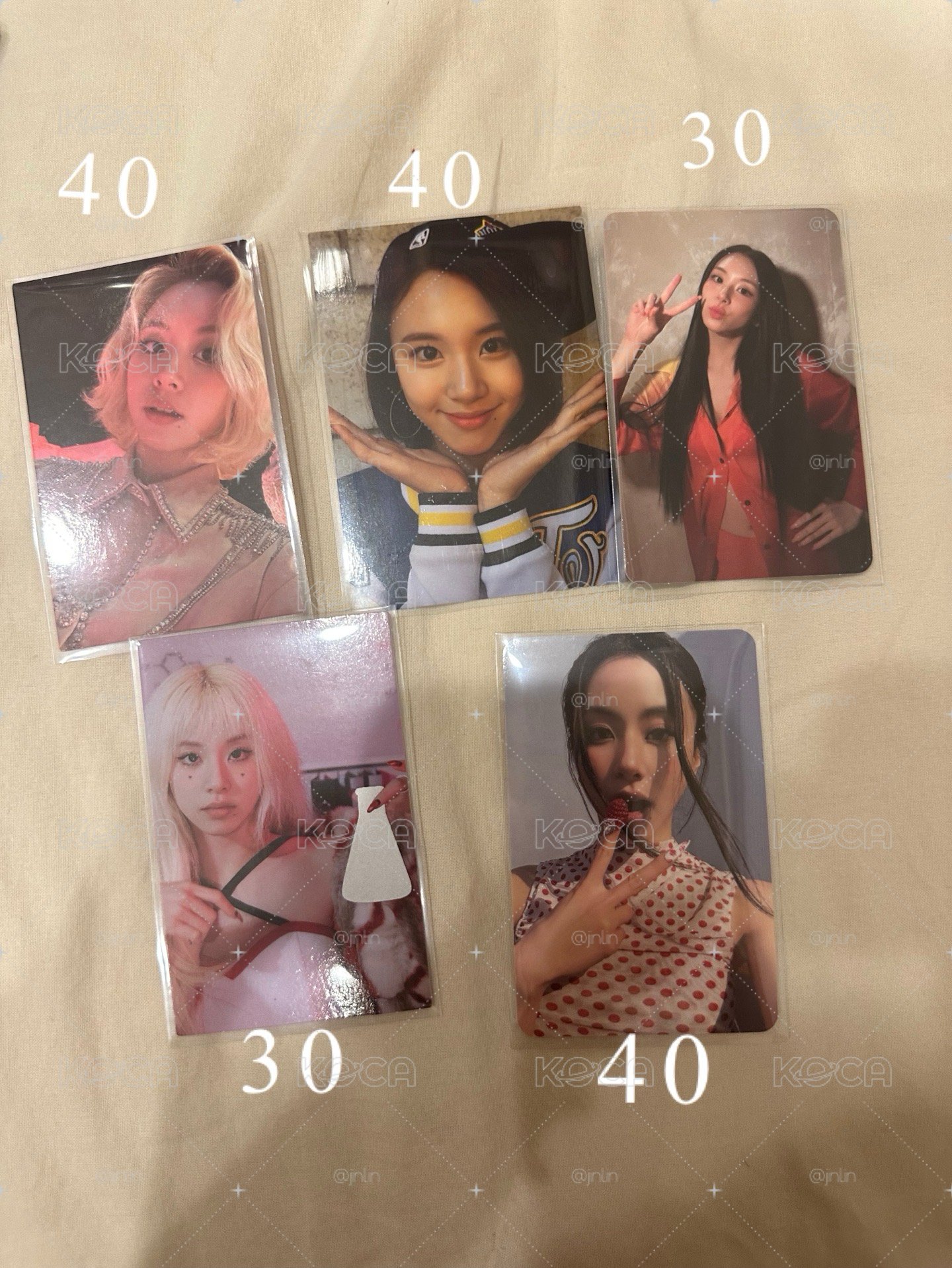 TWICE小卡