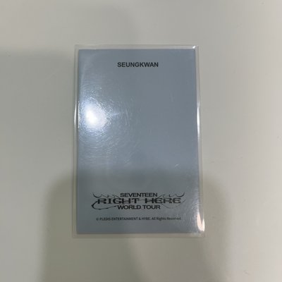 SEVENTEEN RIGHT HERE 外套卡 小卡 勝寛 SEUNGKWAN