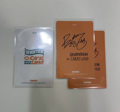 SEVENTEEN 2025克拉島 隨機卡 小卡 勝寛 SEUNGKWAN