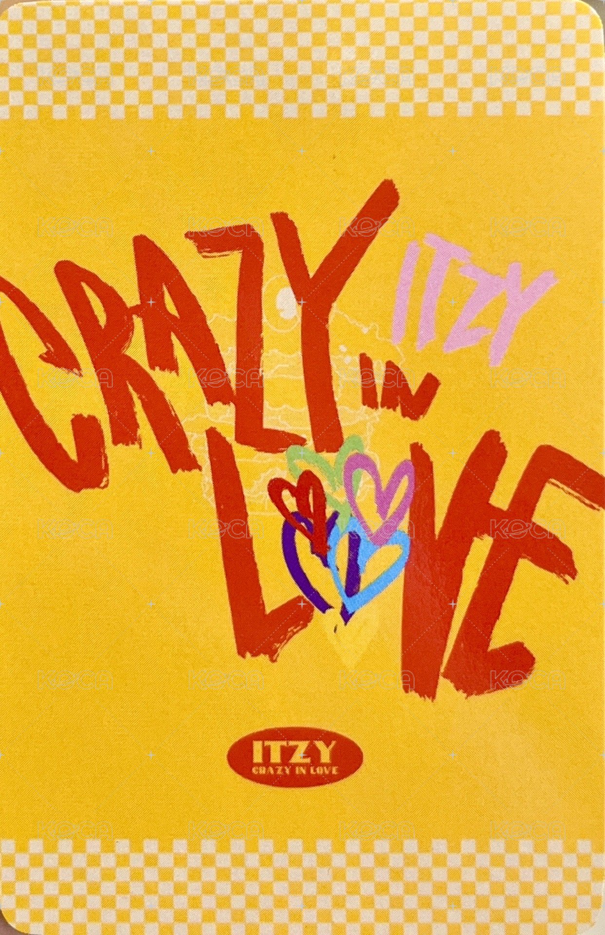 CRAZY IN LOVE wd 5.0 簽售卡  背面