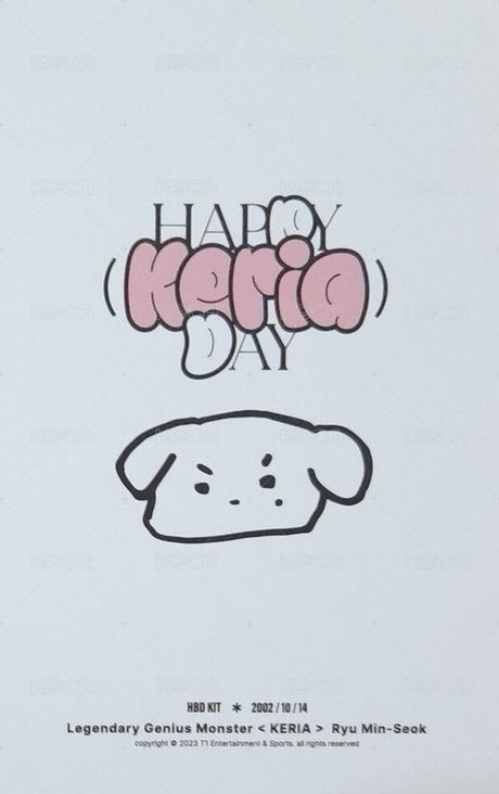 T1生日禮 2023 會員禮卡  背面