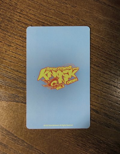 ✴️ Knock On 巡迴 安可場 日安 zone卡 玩世不恭明宰鉉