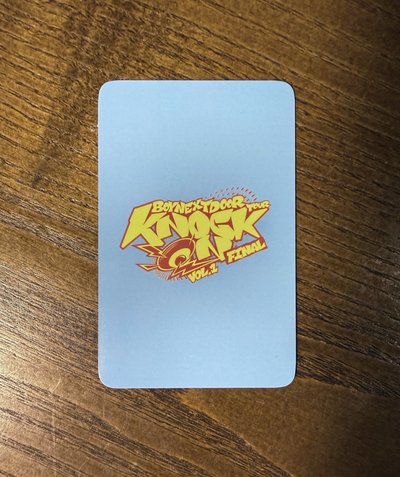 ✴️ Knock On 巡迴 FINAL場 首爾入場卡 明宰鉉