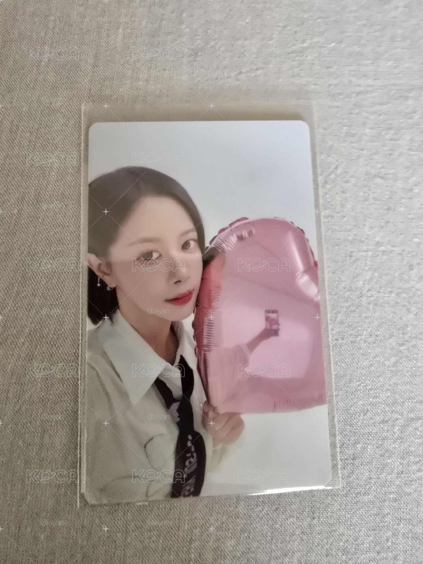 心茗 fanme 愛心氣球特典卡