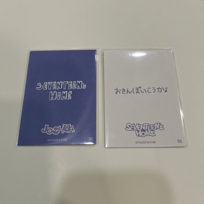 SEVENTEEN 2024HOME 隨機卡 小卡 洪知秀 JOSHUA