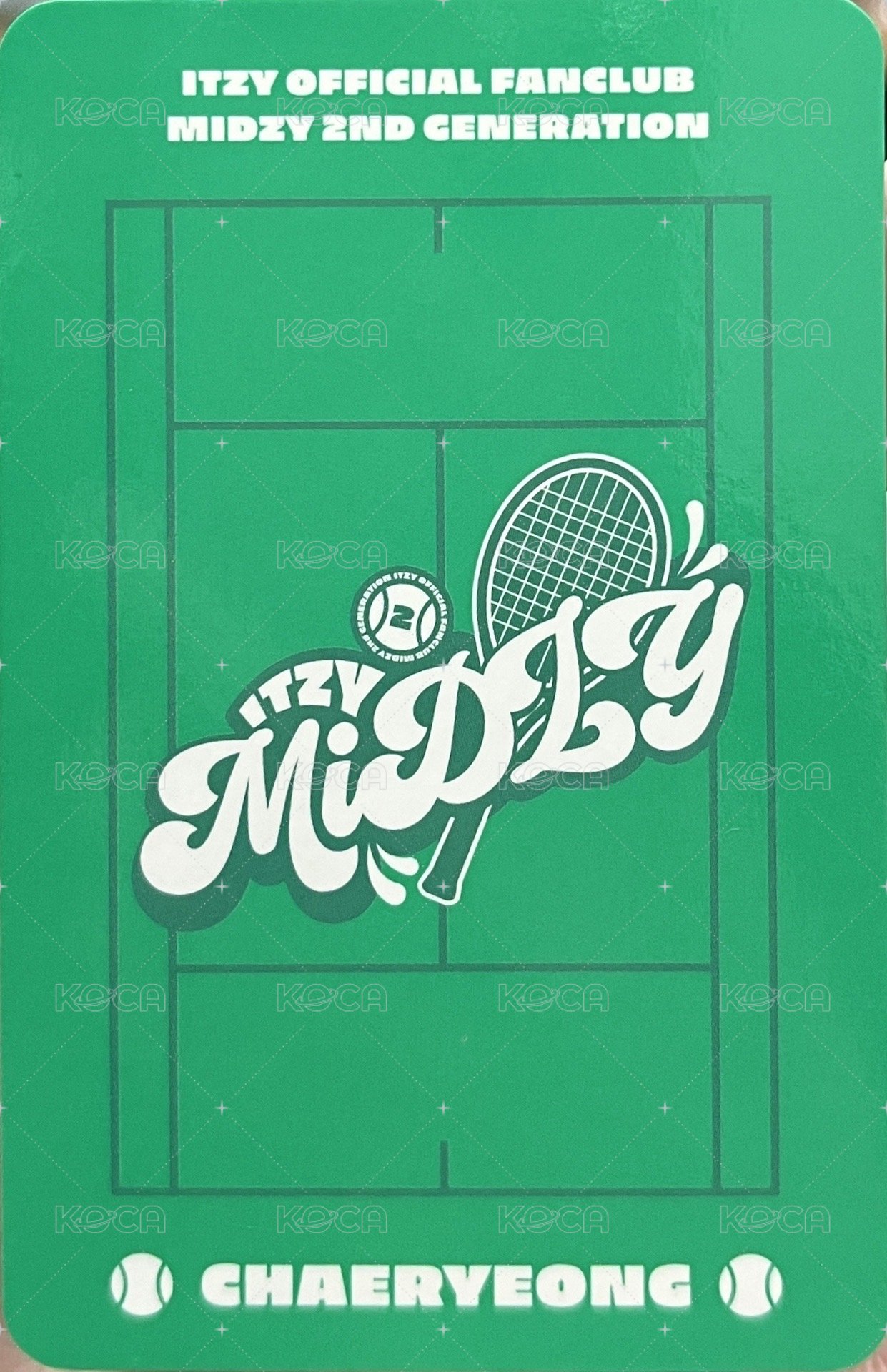 二期會員 會員禮卡  背面